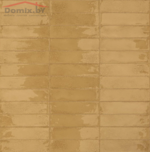 Керамогранит Atlas Concorde Rinascente Resin Ambra Brick Murano золотой (7,5x30) арт.  600010002392 матовый